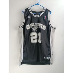 Authentic Vintage Adidas NBA San Antonio Spurs Tim Duncan Basketball Jersey rare